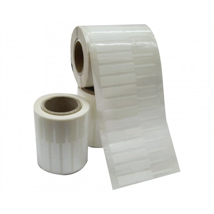 Kuyumcu Etiketi 10mm x 72mm (ithal) 1250 Adet Kuyruk Kısmı Yapışkansız