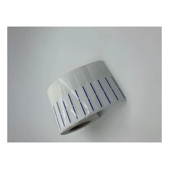 KUYUMCU ETİKETİ RENKLİ ÇİZGİLİ (İTHAL)10 X 72 1250 ADET MAVİ