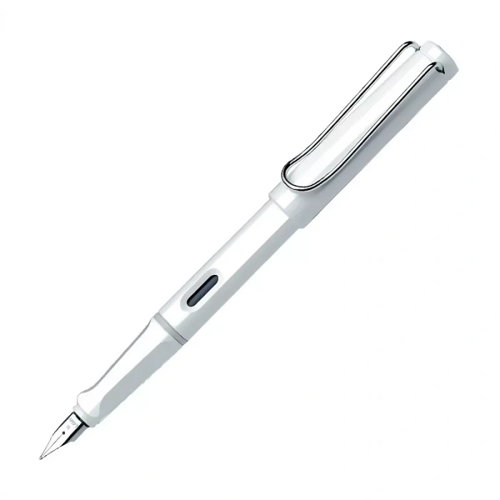 Lamy 19 Safari Dolma Kalem M Uç Parlak Beyaz