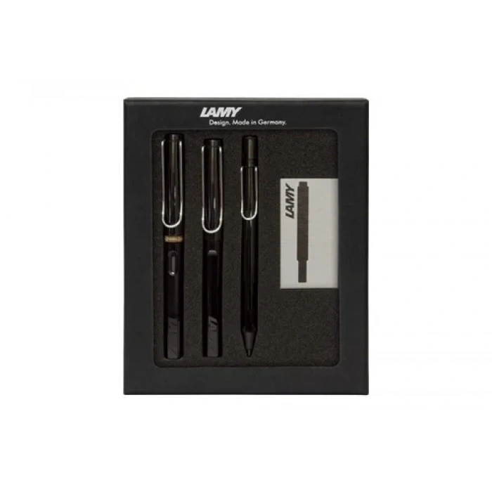 LAMY SAFARI 3LU KALEM SETI DRV SEFFAF K SIYAH
