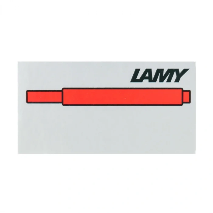 LAMY T10 DOLMA KALEM KARTUŞU KIRMIZI 5Lİ