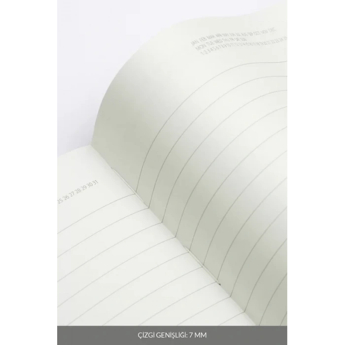 LATON JAETTU B5 SEPRA NOT DEFTERİ TERMO DERİ YUMUŞAK KAPAK DEFTER 18x23cm 192 YAPRAK MAVİ