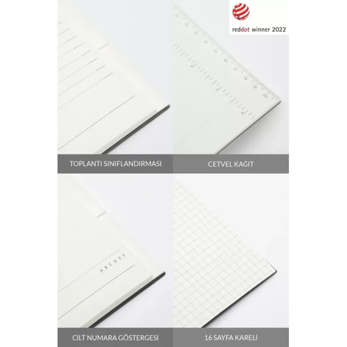 Laton Koppi B5 Tarihsiz Planlayıcı Toplantı Organizatörü Termo Deri Yumuşak Kapak Defter 18x23cm 128 Yaprak Koyu Kahverengi