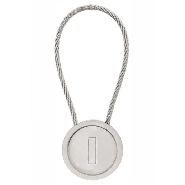 LATON RÖYHKEA METAL ANAHTARLIK I HARFİ ÇİNKO ALAŞIM PASLANMAZ ÇELİK GÜMÜŞ