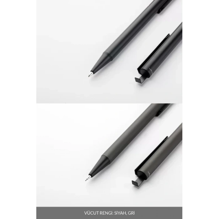 Laton Silea Metal Rapid Versatil Kalem Mobil Telefon Tutucu 0.7mm Gri