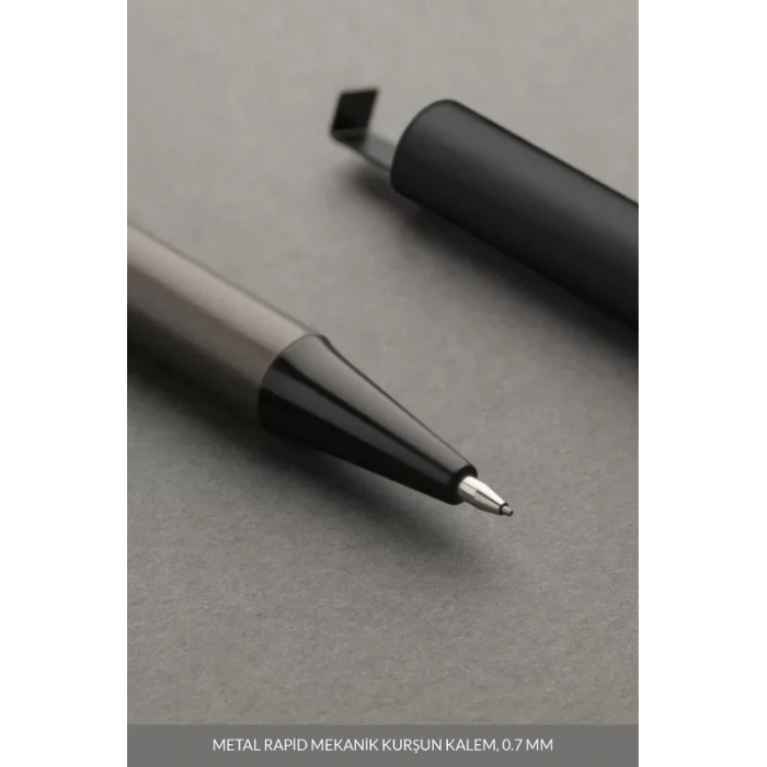 Laton Silea Metal Rapid Versatil Kalem Mobil Telefon Tutucu 0.7mm Gri