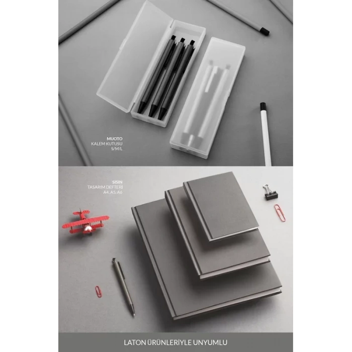 Laton Silea Metal Rapid Versatil Kalem Mobil Telefon Tutucu 0.7mm Gri