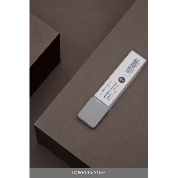 Laton Silea Metal Rapid Versatil Kalem Mobil Telefon Tutucu 0.7mm Gri