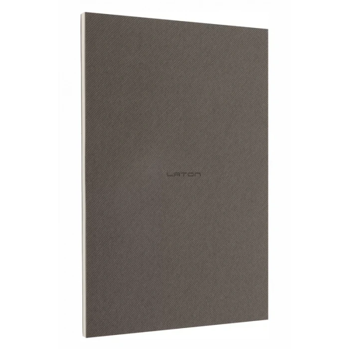 Laton Viilea A5 Premium Termo Deri Yumuşak Kapak Pvc A5 Kaydırıcı Çanta,pvc A6 Yapıştırıcı Cep Defter 14x21cm 96 Sayfa Koyu Gri