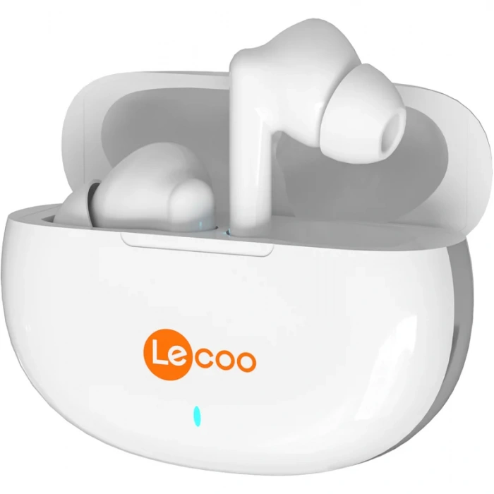 LECOO EW306BYZ KABLOSUZ TWS BLUETOOTH KULAK İÇİ MİKROFONLU KULAKLIK BEYAZ