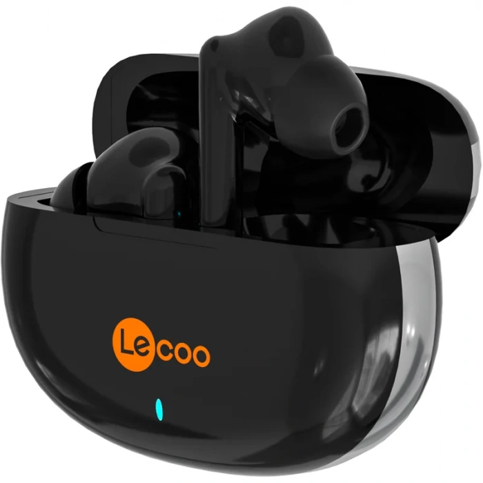 LECOO EW306SYH KABLOSUZ TWS BLUETOOTH KULAK İÇİ MİKROFONLU KULAKLIK SİYAH