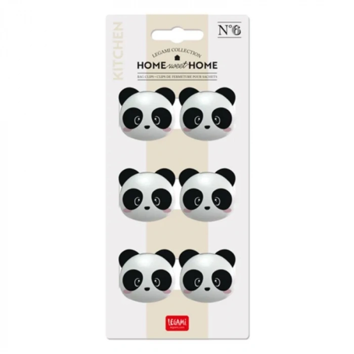LEGAMİ CLIP0002 PANDA KITCHEN KLİPS 6LI NO:06