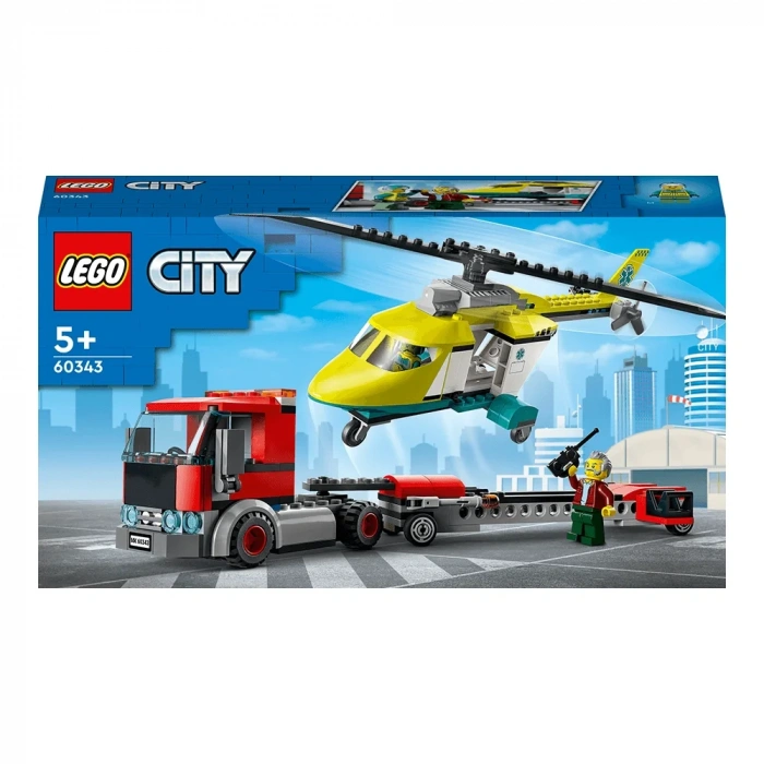 Lego City Kurtarma Helikopteri Nakliyesi 60343