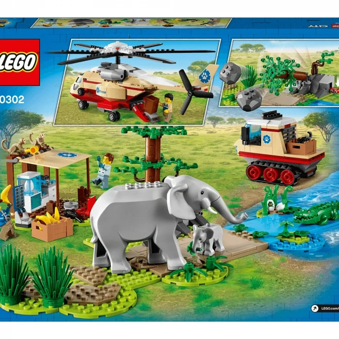 Lego City Vahşi Hayvan Kurtarma Operasyonu 60302