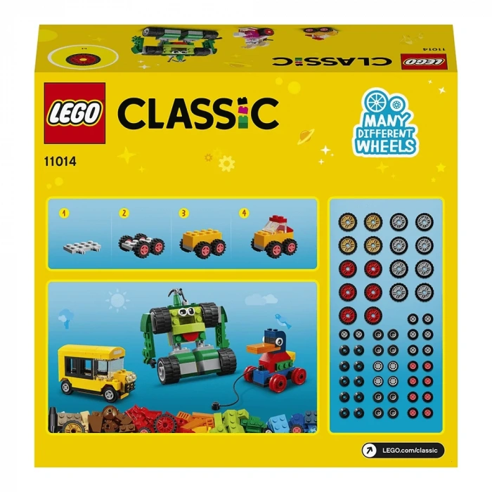 Lego Classic Yapım Parçaları Ve Tekerlekler 11014