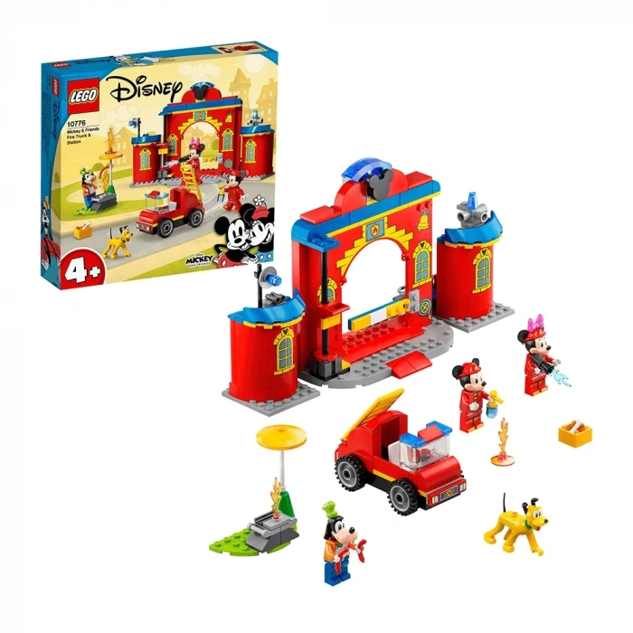 Lego Juniors Mickey Ve Arkadaşlarının İtfiaye Merkezi Ve Kamyonu 10776