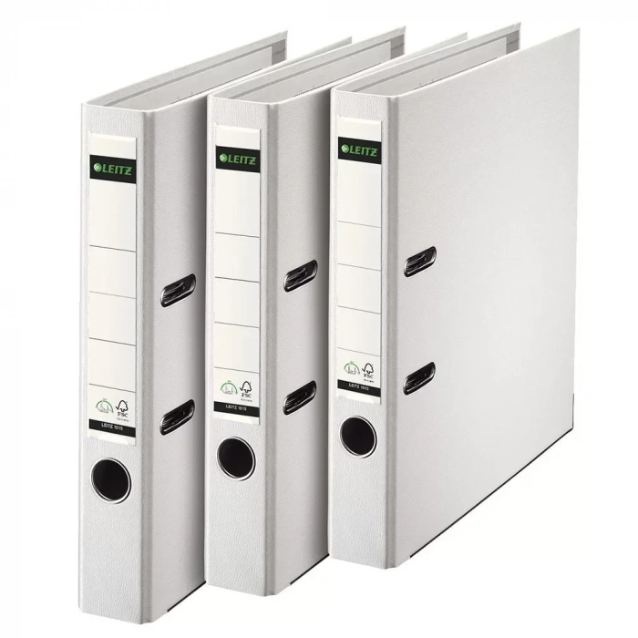 Leitz 1015 Beyaz Dar Plastik Klasör