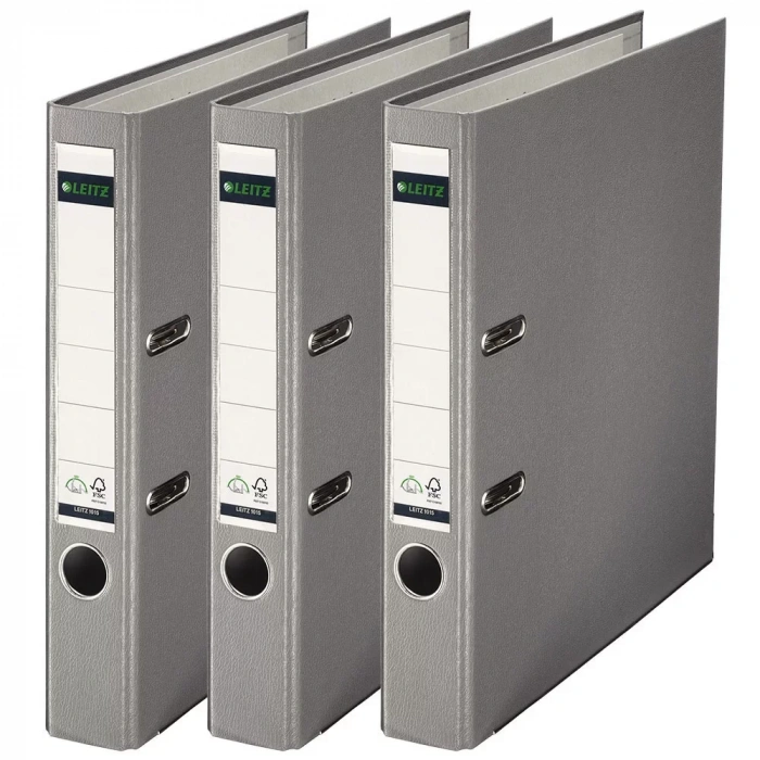Leitz 1015 Gri Dar Plastik Klasör