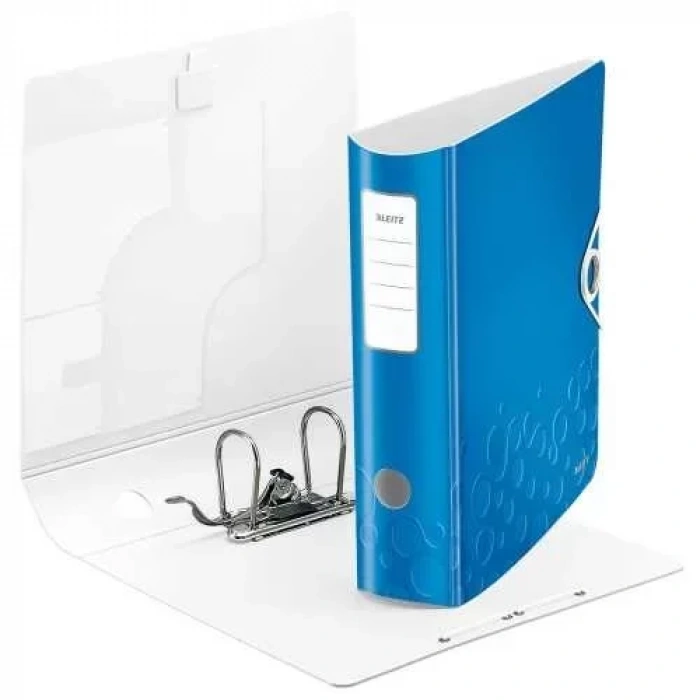 Leitz 1106 Active WOW Parlak Metalik Mavi Lüks Geniş Klasör