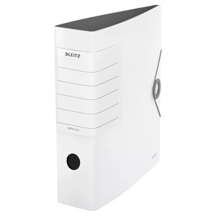 Leitz 1112 Solid Beyaz Lastikli Geniş Klasör
