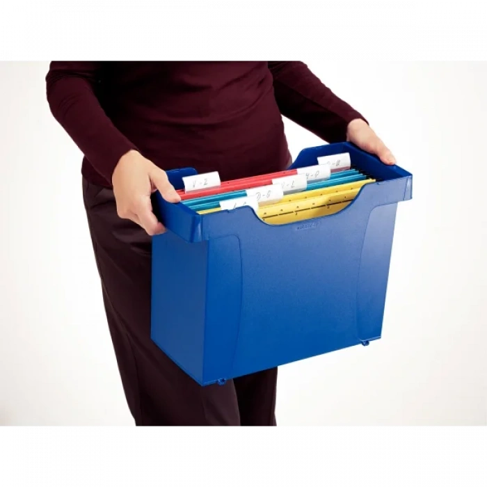 Leitz 1993  Mavi Askılı Dosya Havuzu (6 Adet Askılı Dosya Hediyeli)