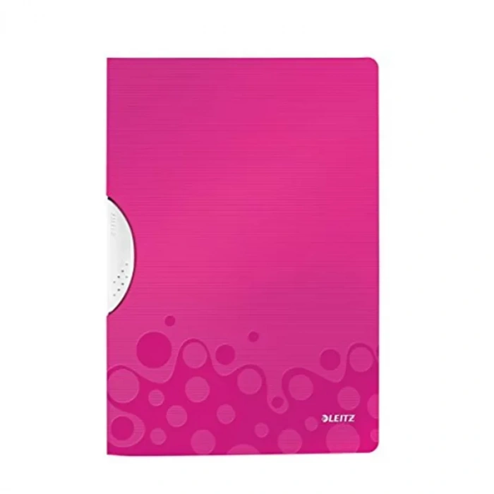 Leitz 4185 Wow Active Colorclip Sıkıştırmalı Dosya Metalik Pembe
