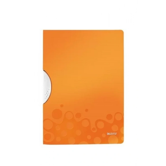 Leitz 4185 Wow Active Colorclip Sıkıştırmalı Dosya Metalik Turuncu