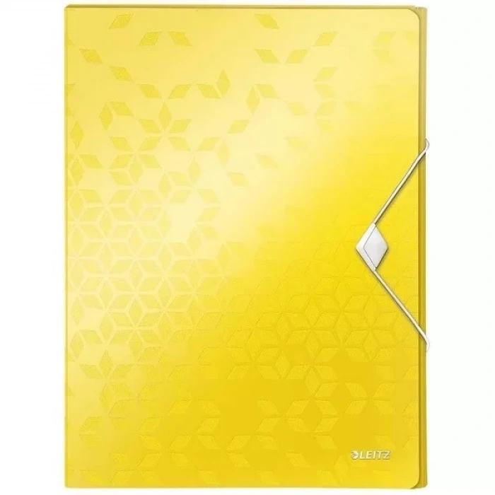 LEİTZ 4629 ACTİVE WOW KALIN LASTİKLİ DOSYA METALİK SARI