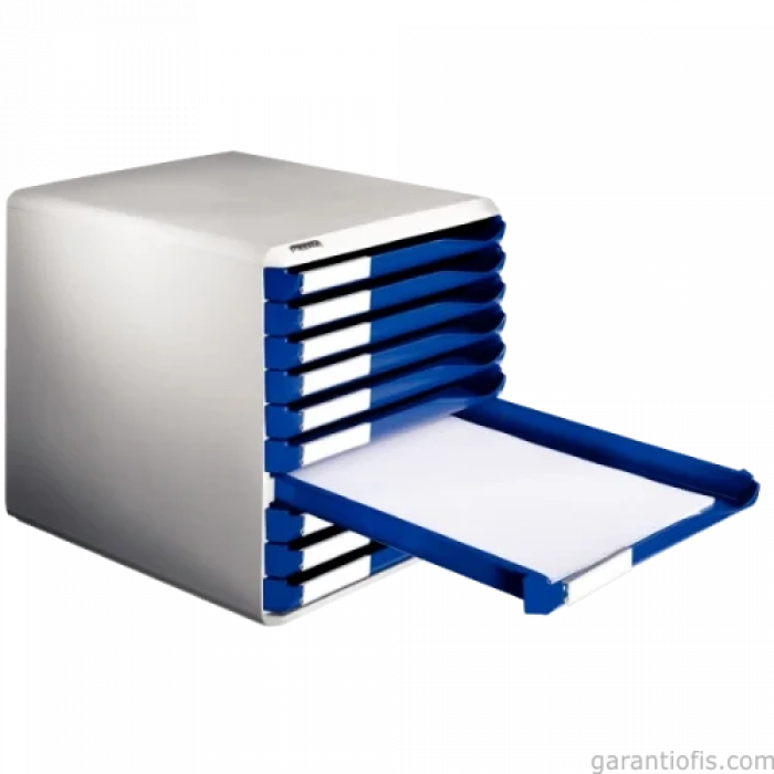 Leitz 5280 Mavi 5 Çekmeceli Evrak Rafı