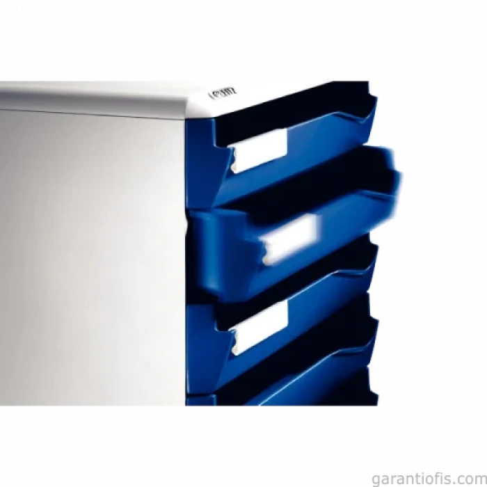 Leitz 5280 Mavi 5 Çekmeceli Evrak Rafı