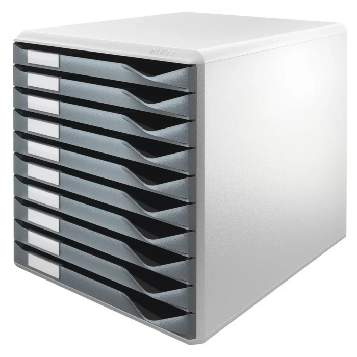 Leitz 5281 Gri 10 Çekmeceli Evrak Rafı