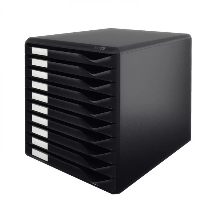 LEİTZ 5294 10 ÇEKMECELİ EVRAK RAFI SİYAH