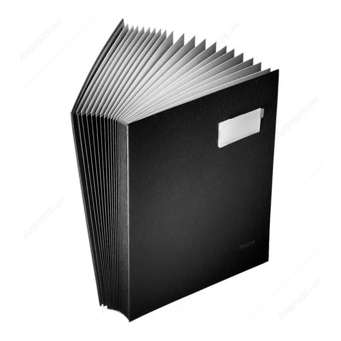 Leitz 5700 Siyah İmza Dosyası (20 Bölmeli)