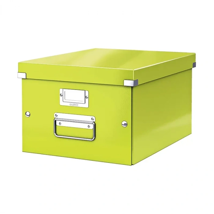 Leitz 6044 Wow C&s Orta Boy Saklama Kutusu Metalik Yeşil