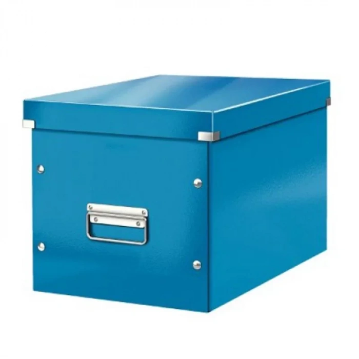 Leitz 6108 Wow C&s Küp Saklama Kutusu Metalik Mavi