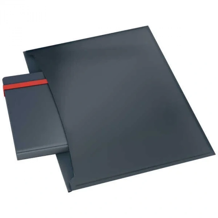 Leitz Cosy Çıtçıtlı, 2 Cepli Gizlilik Dosyası A4 Gri