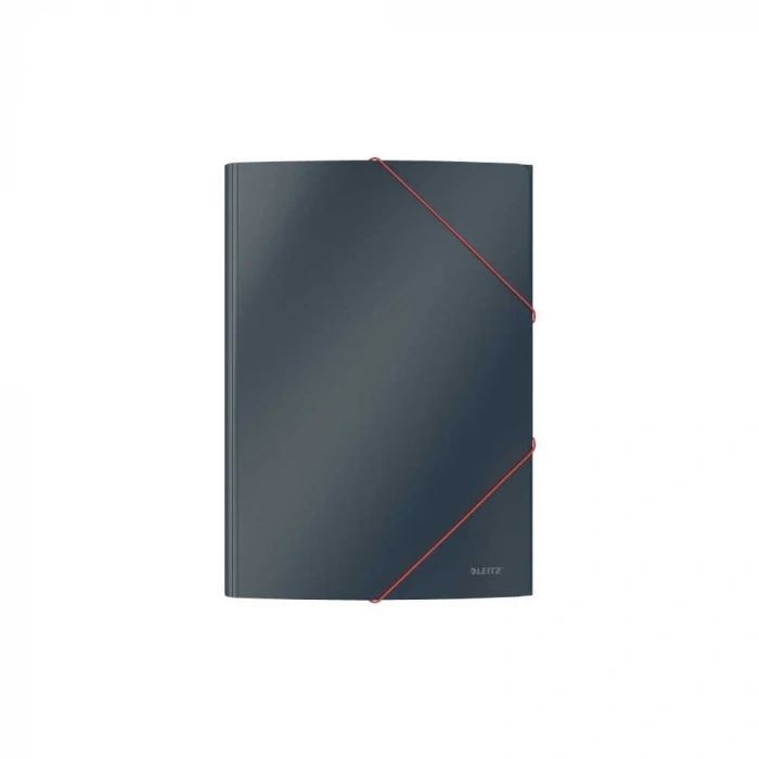 Leitz Cosy Soft Touch Lastik Kilitli Dosya A4 Gri