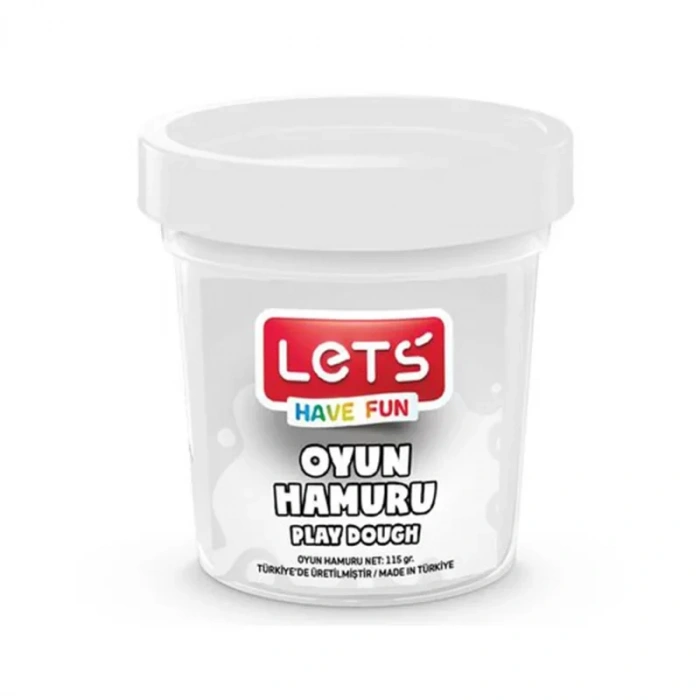 LETS OYUN HAMURU BEYAZ 115 gr L8440-5