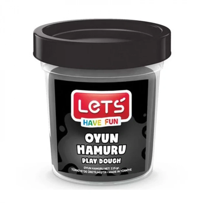 Lets Oyun Hamuru Siyah 115 Gr L8440-10