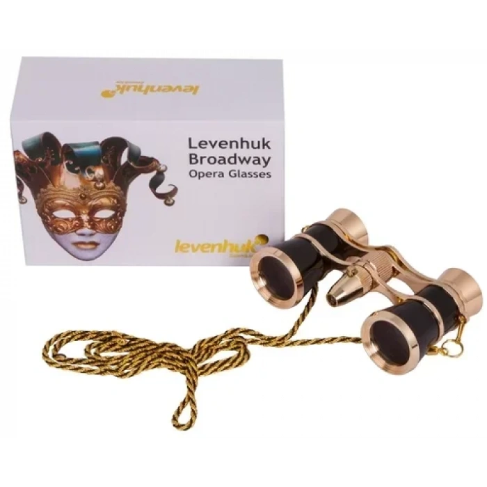 Levenhuk Broadway 325F Opera Dürbünlerı (siyah, LED ışıklı ve zıncırlı)