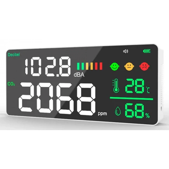 Levenhuk Wezzer Air PRO CN20 Hava Kalitesi Kirlilik Monitörü