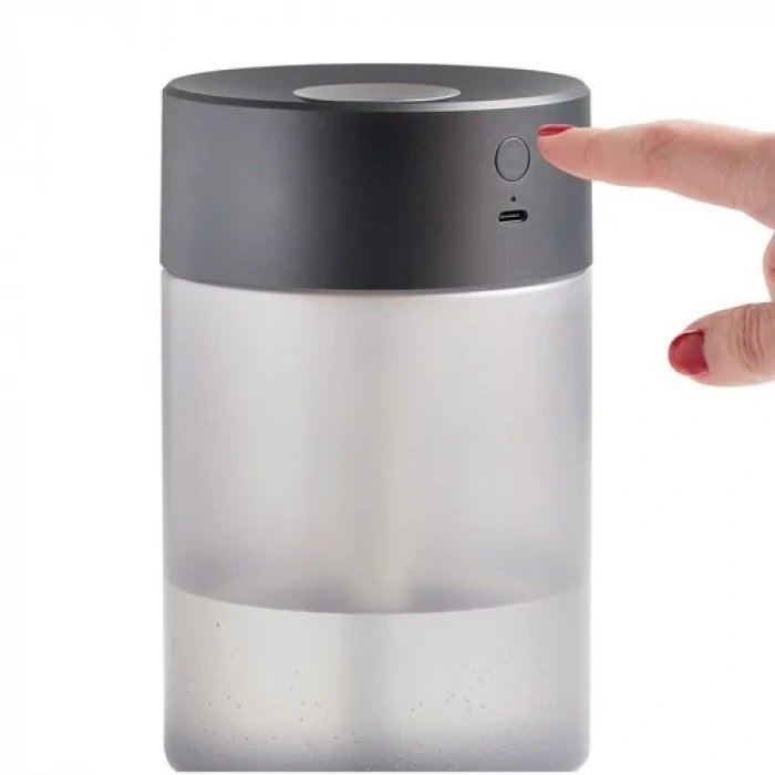 Lexon Horizon Difüzör Aromaterapi Nemlendirici ve Buğu Yapıcı Metalik Gri