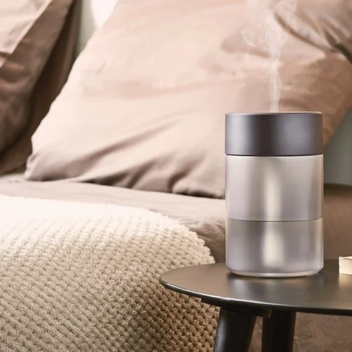 Lexon Horizon Difüzör Aromaterapi Nemlendirici Ve Buğu Yapıcı Metalik Gri