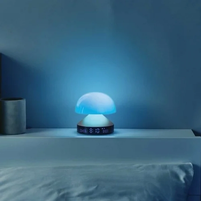 Lexon Mina Sunrise Alarm Saatli Gün Işığı Simulatörü Metalik Gri LR153MX