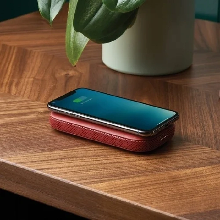 Lexon Powersound Deri Kablosuz  Şarj Cihazı ve Bluetooth Hoparlör LA128R