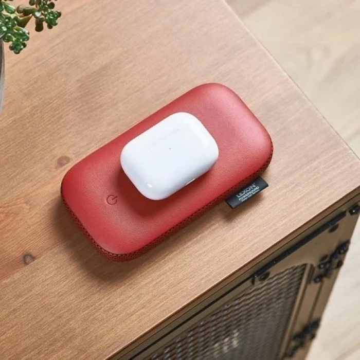 Lexon Powersound Deri Kablosuz  Şarj Cihazı ve Bluetooth Hoparlör LA128R