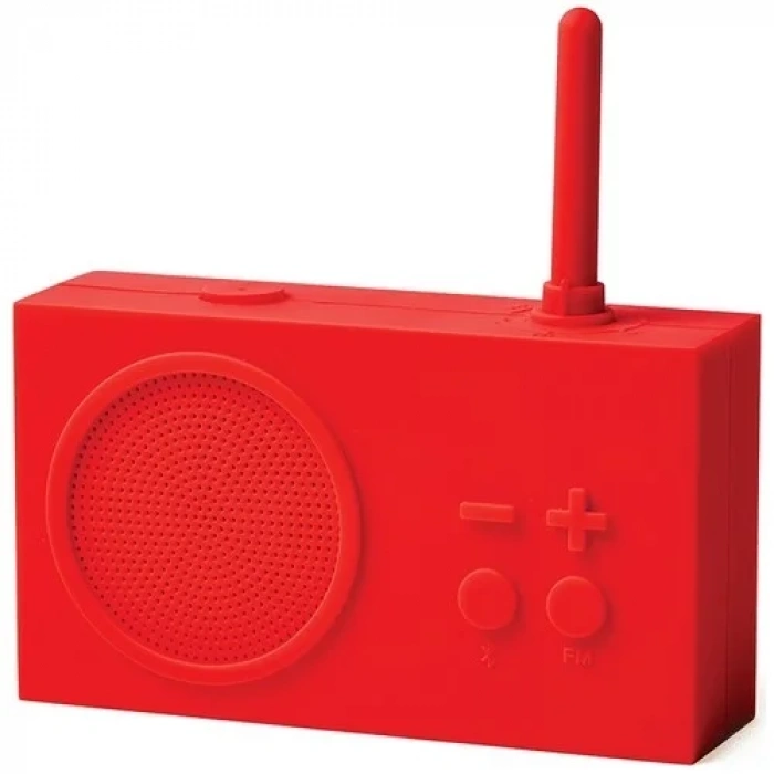 Lexon Tykho 3 Radyo ve Bluetooth Hoparlör Kırmızı LA119R9