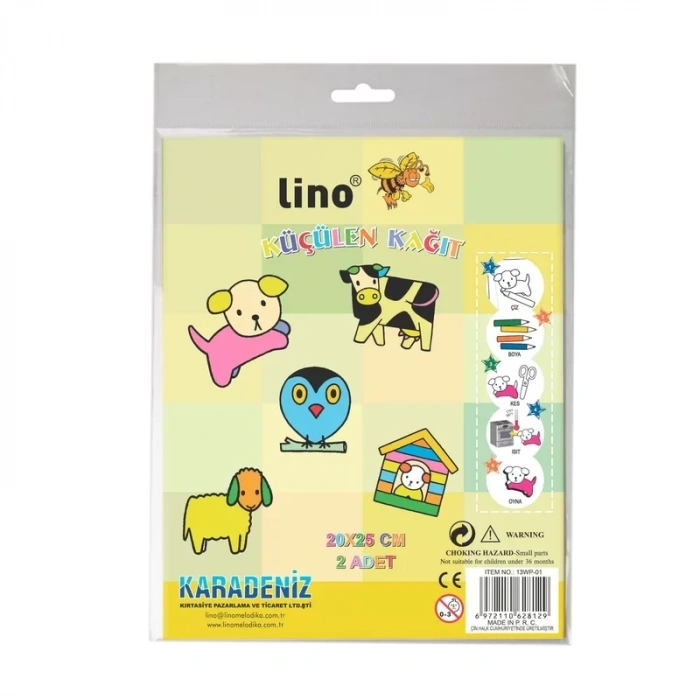 Lino 13wp-01 Mat Küçülen Kağıt 20x25 2li