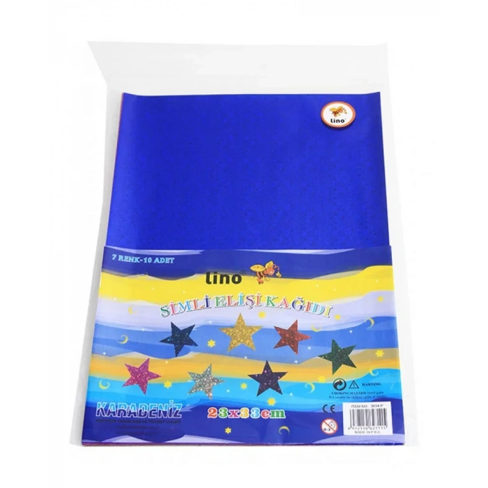 Lıno 3814-p Simli Elişi Kağıdı 23x33 10 Lu