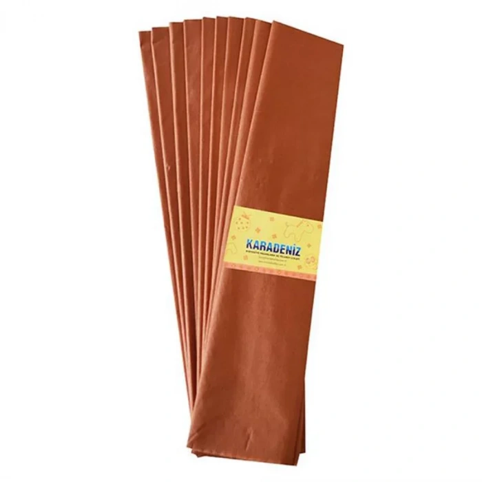 Lino Lüx Krapon Kağıdı 10lu 50cmx2m Kahverengi